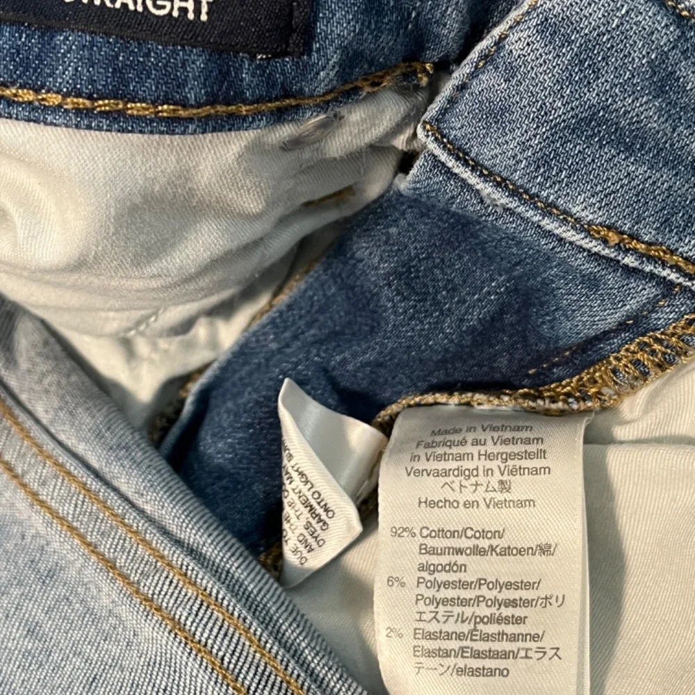 Womens J. Crew Vintage Straight Jeans Size 29 Boho Distressed High Rise Festival